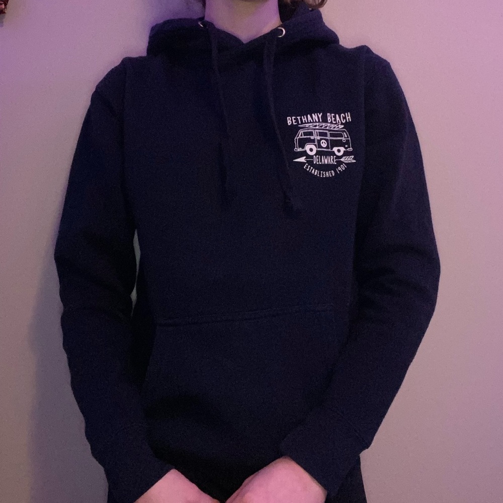 Navy blue hoodie